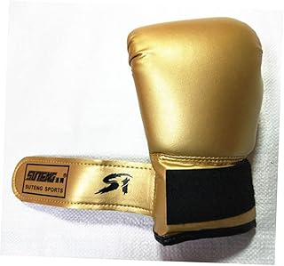 BESPORTBLE 1 Par De Luvas De Boxe Kickboxing Saco De Boxe Luvas De Treinamento De Boxe Luvas De Saco Pesado Luvas De Boxe De Treinamento Júnior Luvas De Boxe Masculinas Luvas Pu Crianças