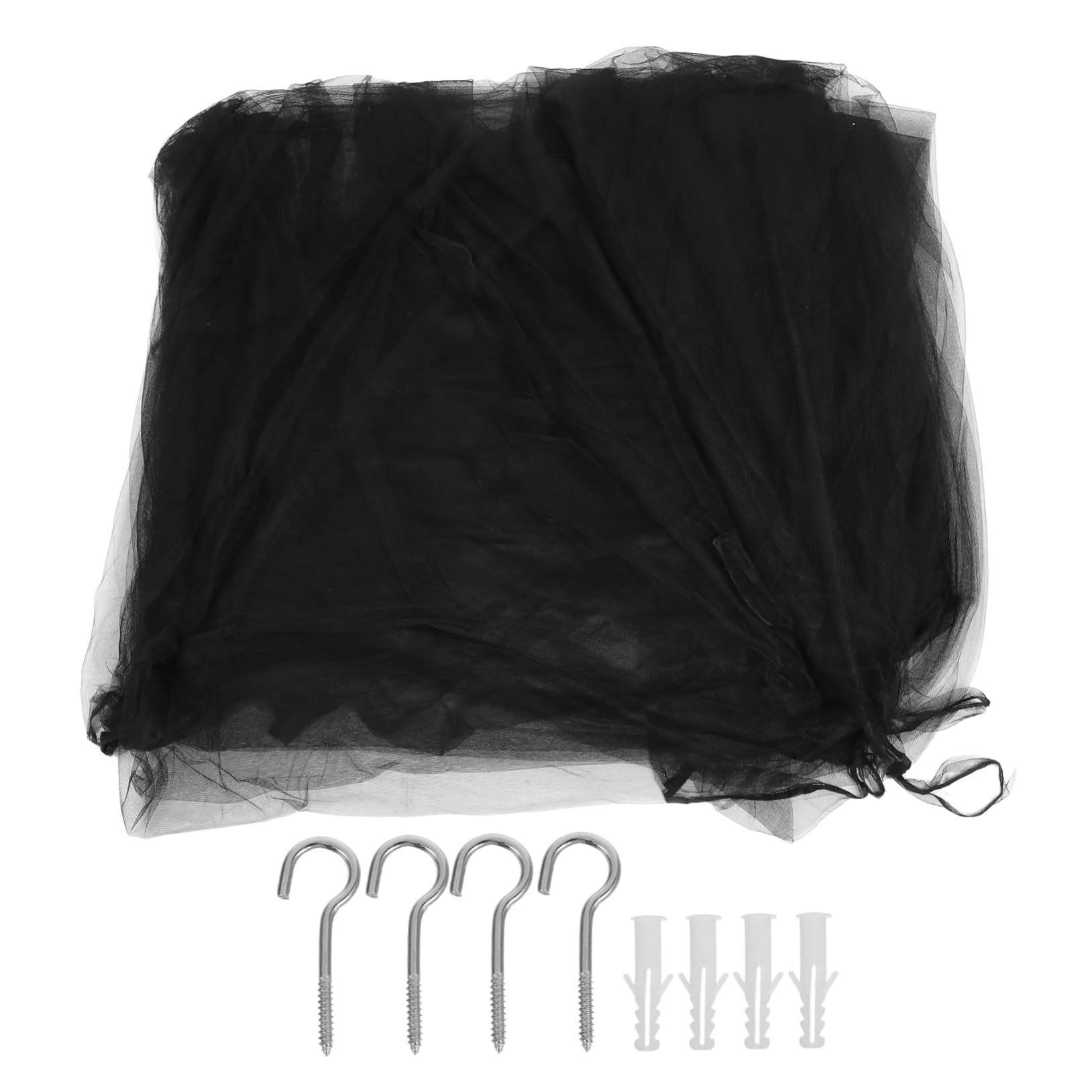Moustiquaire 190x210x240 cm haut de gamme en filet polyester noir