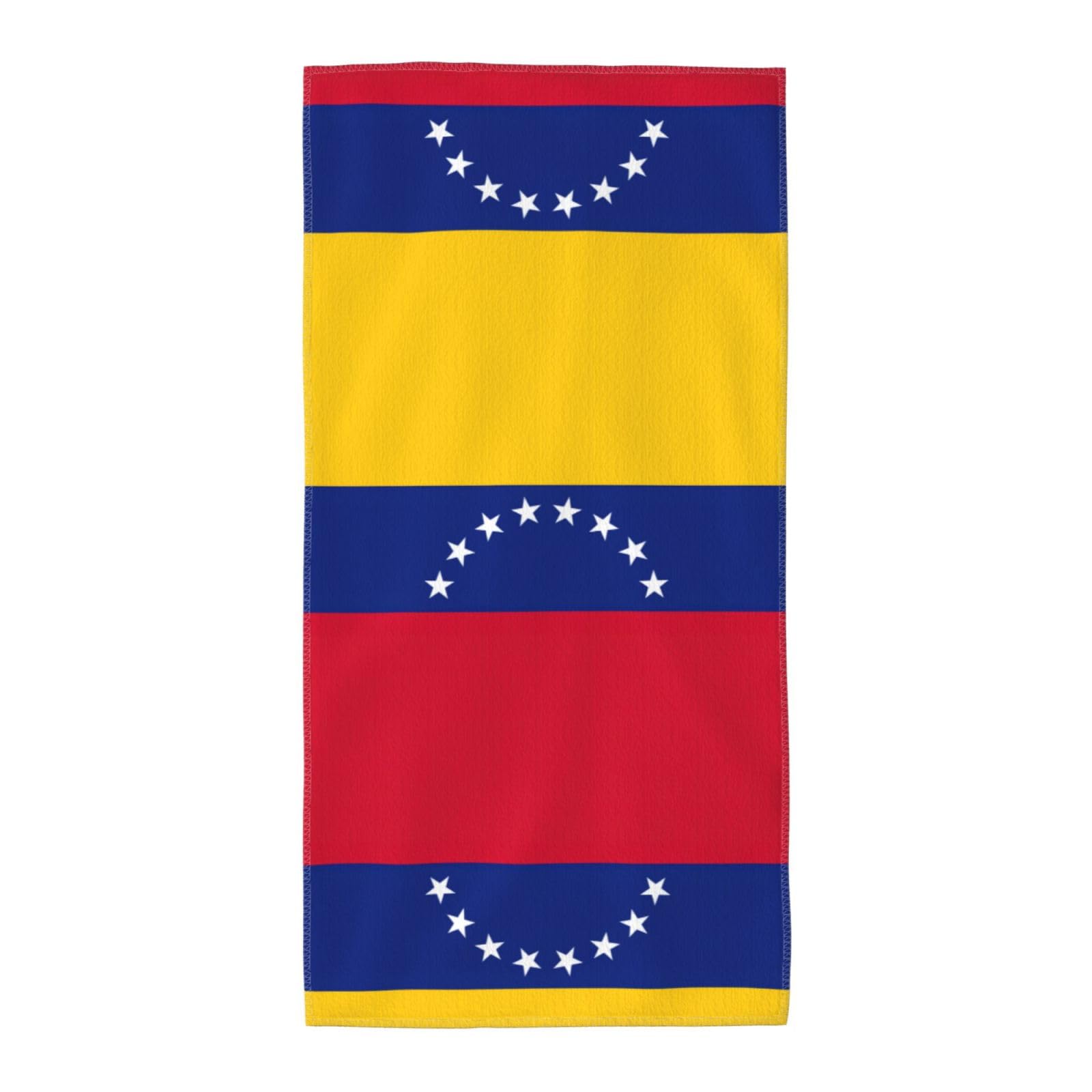 DIEzig Flag Of Venezuela Fashion Printed Long Bath Towel For Pool Side Seaside Holiday
