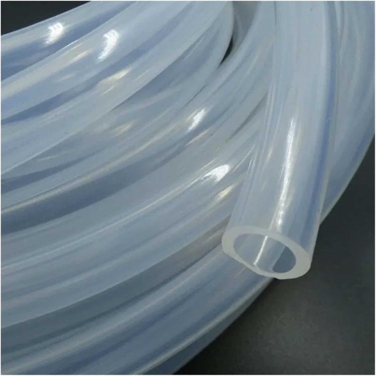 Brewing Accessories 1M Clear Transparent Silicone Tube,Food Grade Beer Pipe,Flexible Hose for Milk/Wine/Sodawater/Homebrewing Brewing Accessories(ID 10MM OD 13MM)