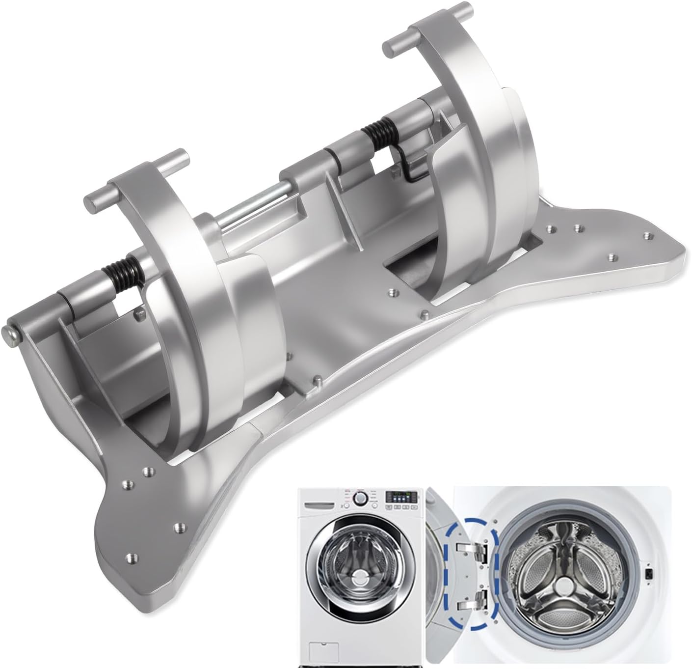 4775ER2002A Washer Door Hinge Assembly Compatible with LG Kenmore Washing Machines, Replace 4775ER2002B Fix Sagging/Tilting Doors & Smooth Operation