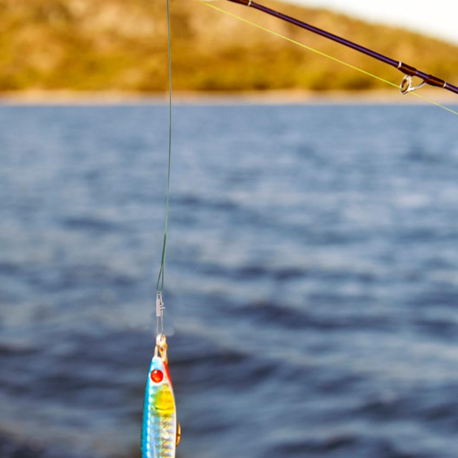 WOONEKY Saltwater Fishing Leaders 30pcs Line Wire Leaders with Swivels Snap Design