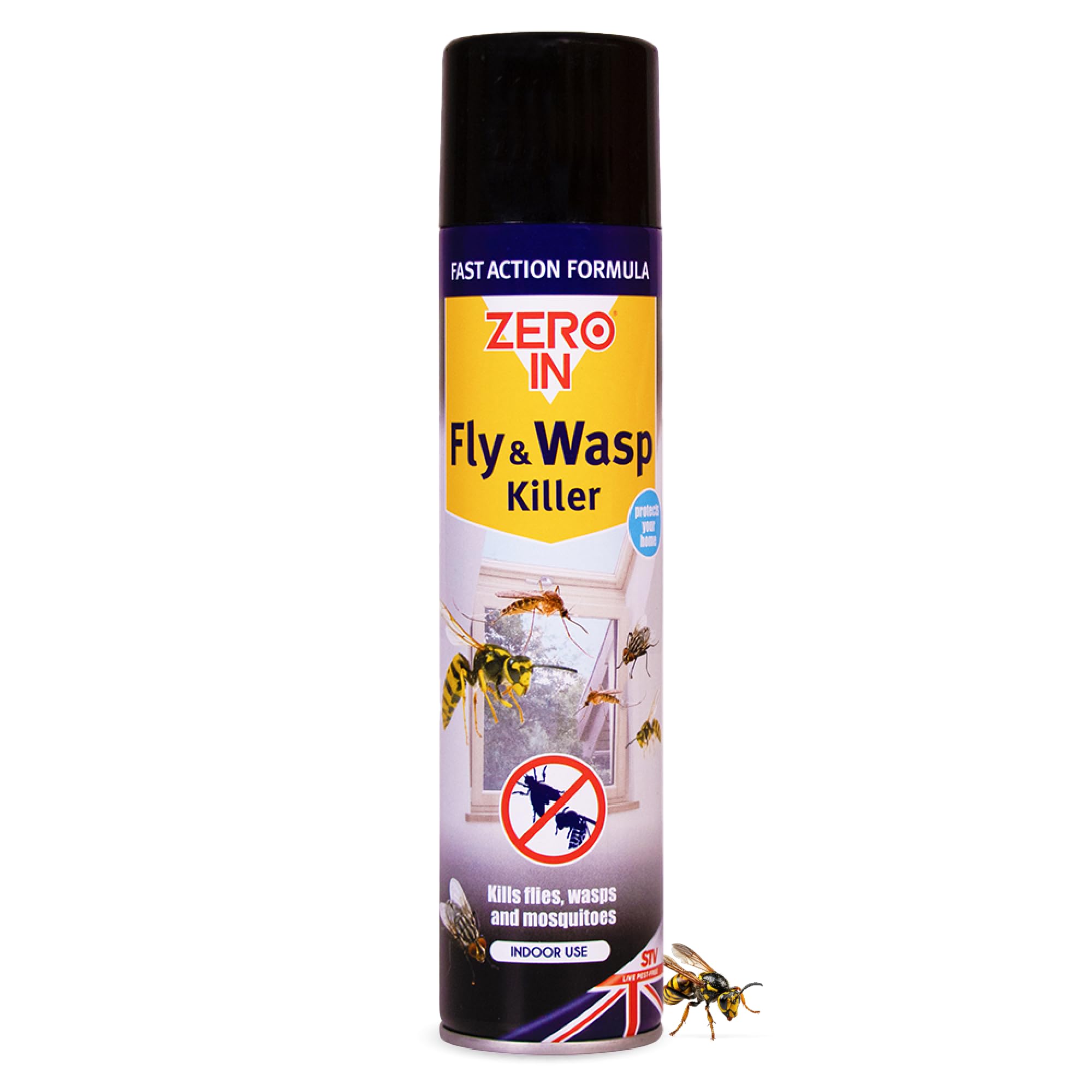 Zero In STV Fly & Wasp Killer - 300ml Aerosol