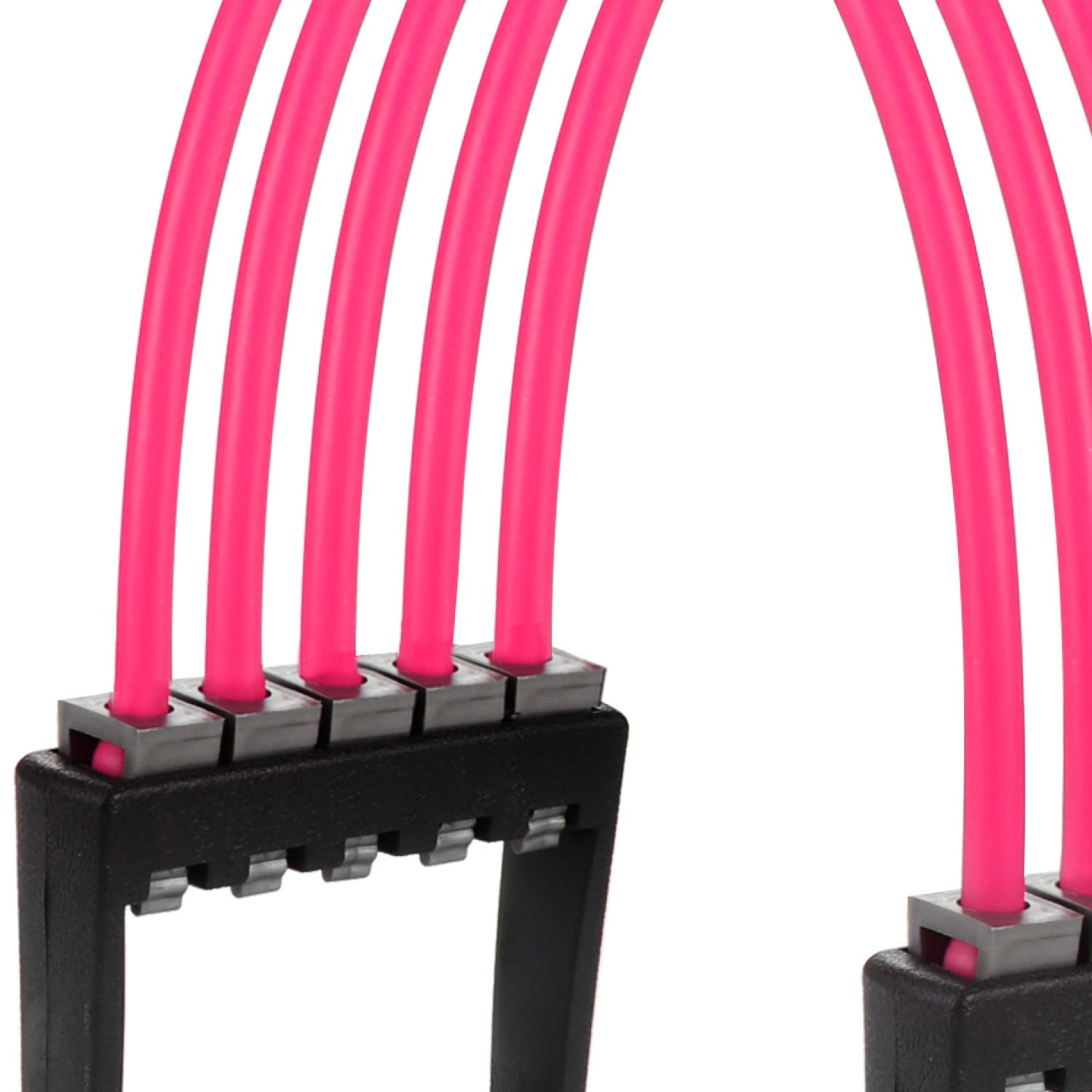 COM-FOUR® Expander Sport - extenseur de poitrine avec 5 forces de tension - extenseur pour le fitness à la maison - appareil d'entraînement pour les muscles de la poitrine, des bras et des épaules