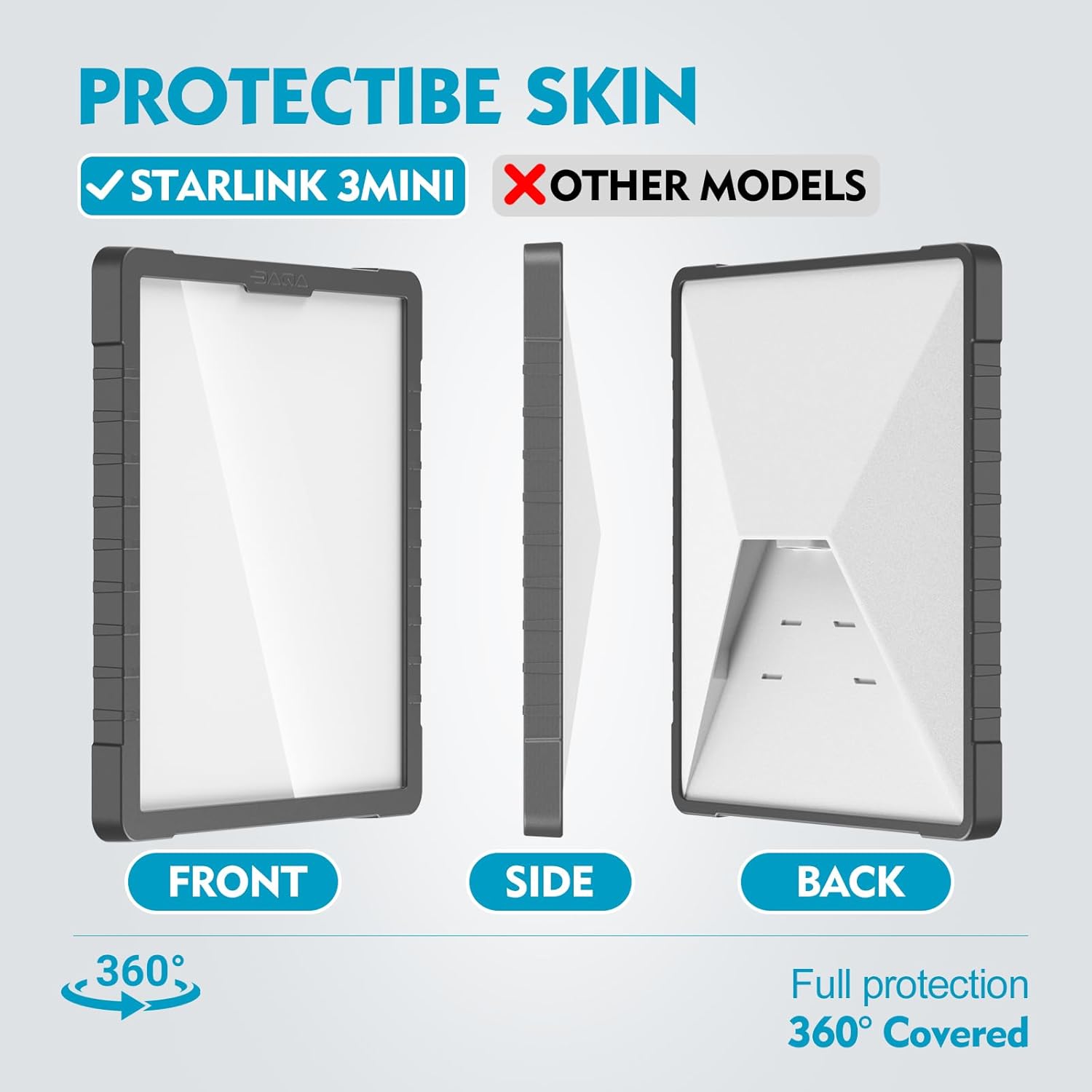 for Starlink Mini Cover, Protective Travel Case for Starlink Mini, TPU Protective Shell, Scratch-Resistant, Shockproof, Slim Fit Starlink Accessories - Image 2