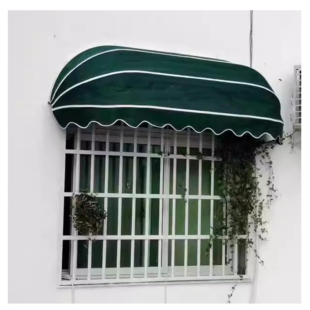 Tenda ad arco pieghevole, impermeabile, resistente ai raggi UV, in tessuto di poliestere, per porta d'ingresso, balcone, giardino, negozi