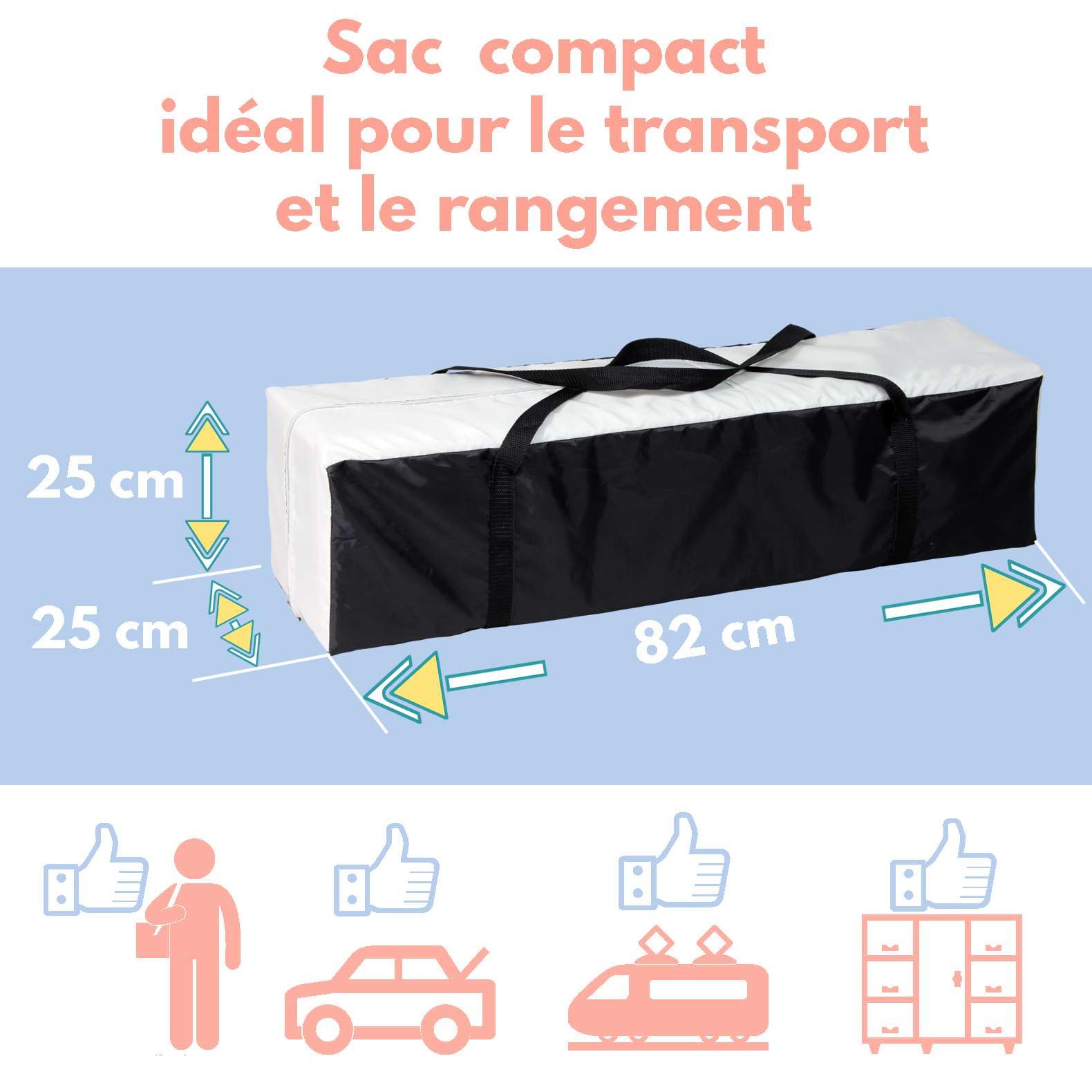 Looping - Parc Bébé Pliable 90 x 90 cm Black Emotion | Avec Réhausseur et Réglable sur 2 Niveaux, Sac de Transport Inclus | Pour Bébé & Enfants jusqu'à 15kg