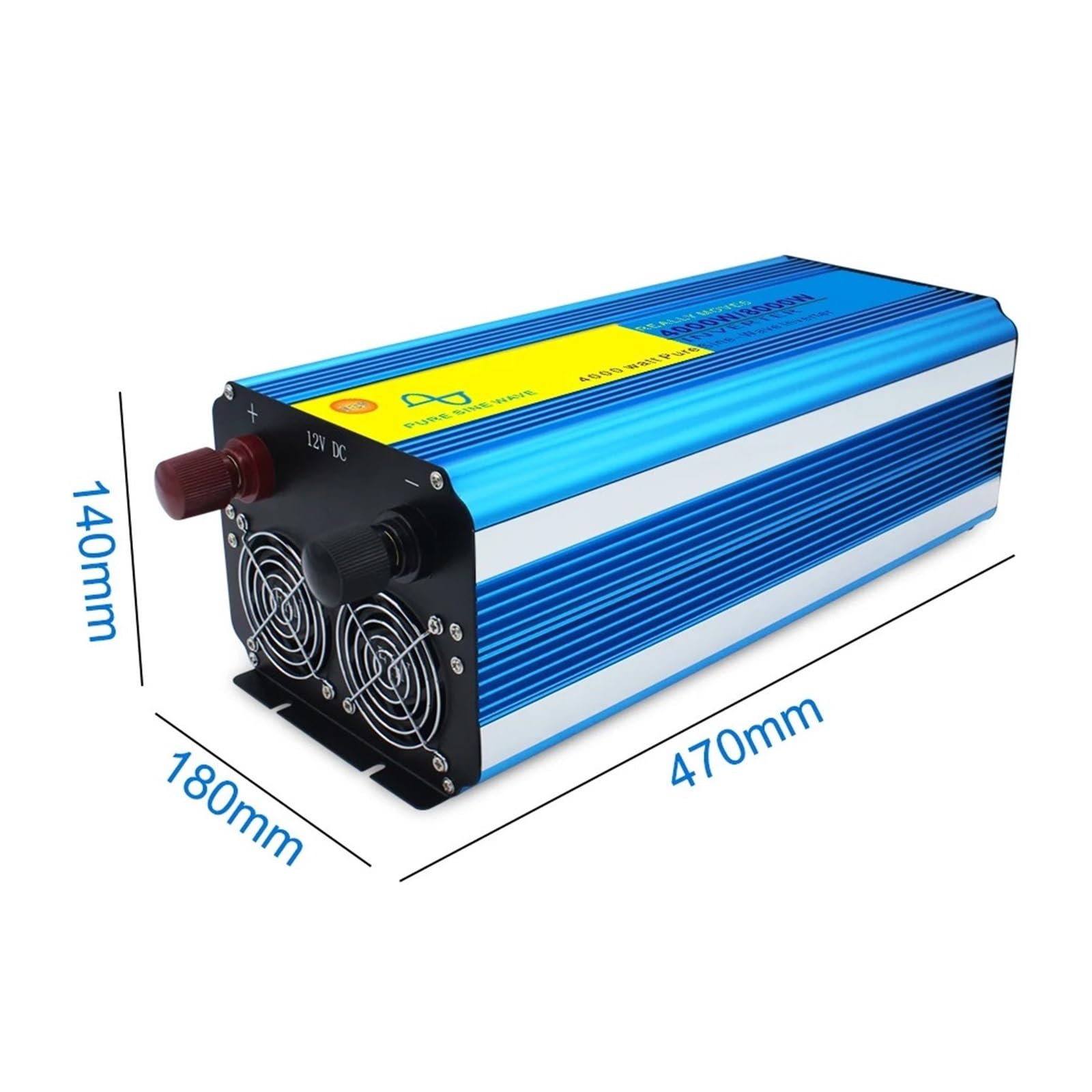 Przetwornica Czystej Fali Sinusoidalnej 12v 24v DC Na Falownik AC 8000W Przenośny Konwerter Banku Mocy Transformator Samochodowy Energię Słoneczną Bezpieczne Niezawodne(24V 8000W)