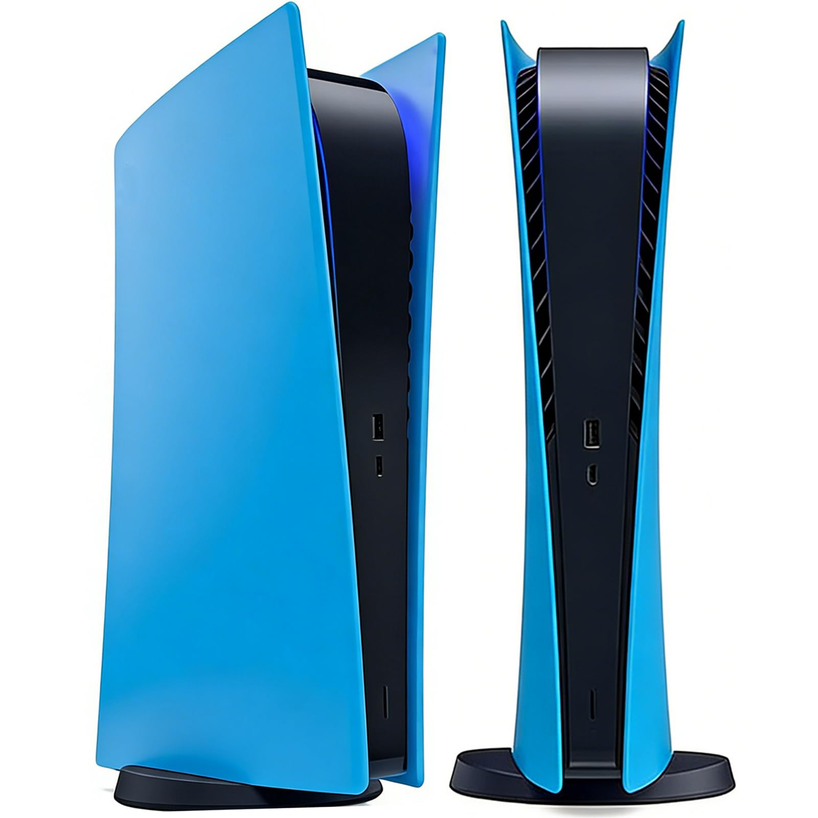 arVin Piastra di ricambio laterale per PS5, copertura di ricambio per console PS5 versione Digatal, accessori antipolvere per console PS5, custodia in ABS (blu stella, versione digitale)
