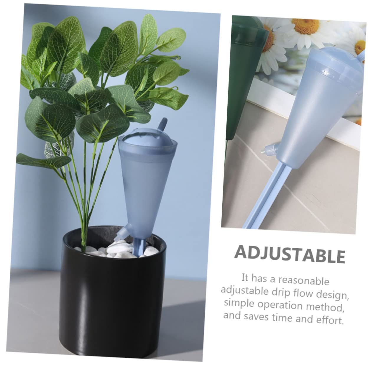 4pezzi Dispositivi di Irrigazione Automatica per Piante di Punte Autoirriganti per Vasi Regolabili e Facili da Usare per Piante da e Giardino
