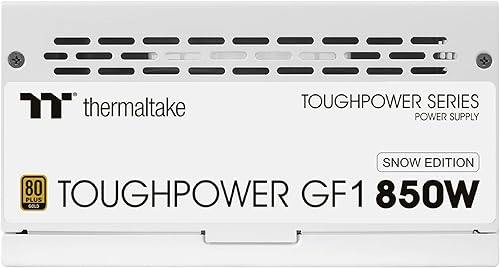 Miniatura 9 de Thermaltake Toughpower GF3 Snow Edition 1200W 80+ Gold Full Modular SLICrossfire Ready ATX 3.0 Fuente de alimentación PCIe Gen.5 600W 12VHPWR