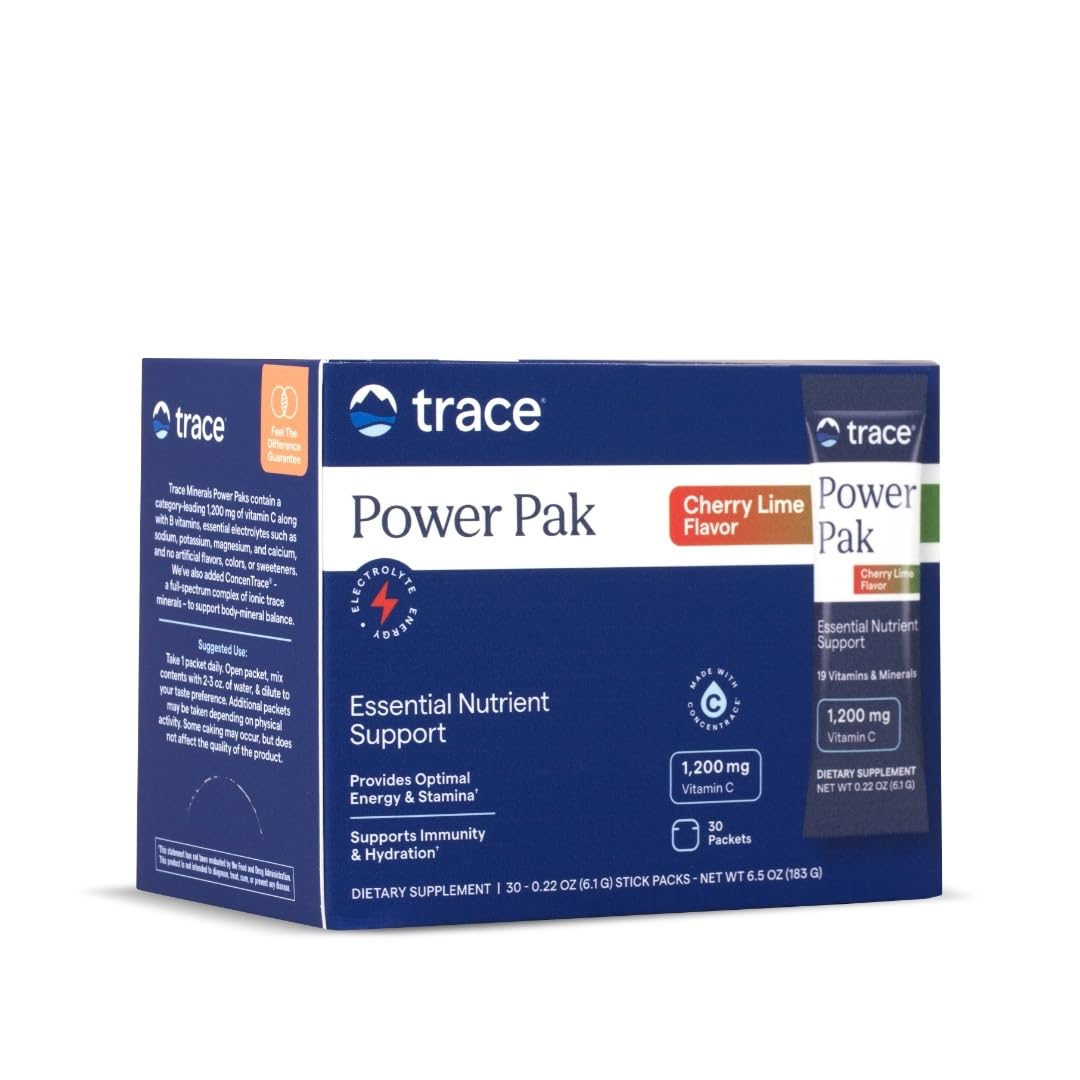 Non GMO Electrolyte Stamina Power Pak Cherry Lime 5.3 g 30 Packets