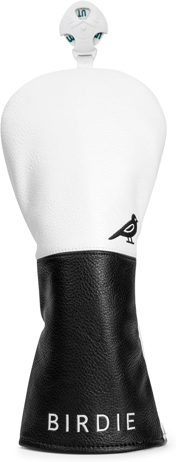 White Black Style Golf Driver, Fairway Woods & Hybrids Headcover Set