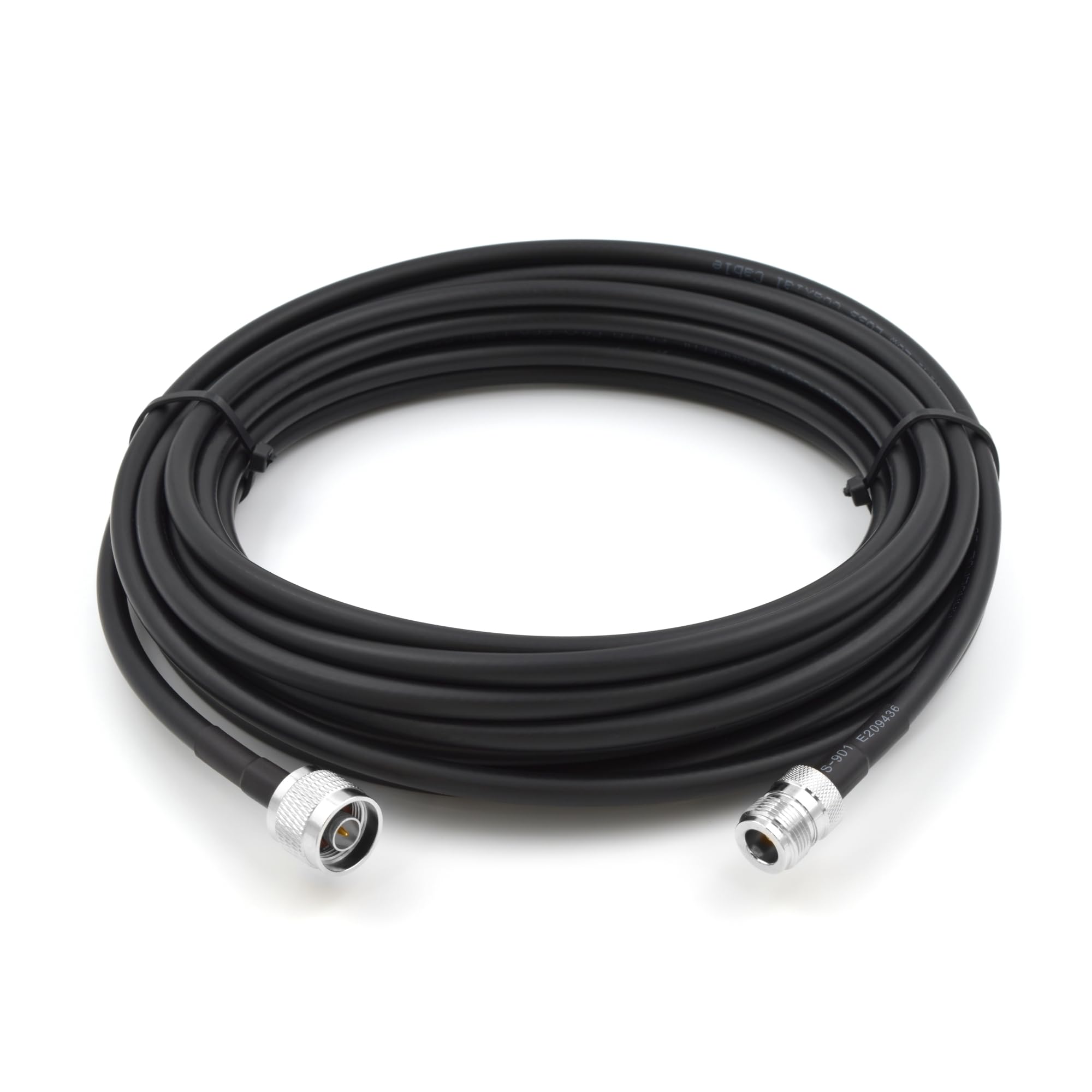 N Maschio a N Femmina Cavo coassiale 20m 50ohm 5D-FB Ø7,5mm prolunga 20 metri a bassissima perdita per LTE Antenna esterna 4G 5G Modem Amplificatore GSM Router WIFI Ripetitore cellulare