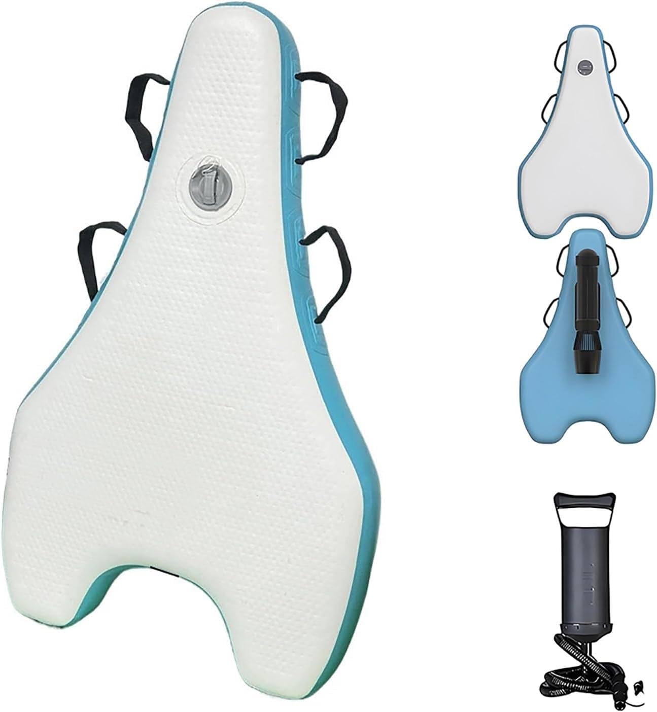 JozyJul Jet Board Electric Surfboard +Underwater Scooter,Electric Inflatable Bodyboard/Paddleboard,500/700W Motor,2-in-1 Floating Pool Platform,3-7km/H,10 Speeds 500W