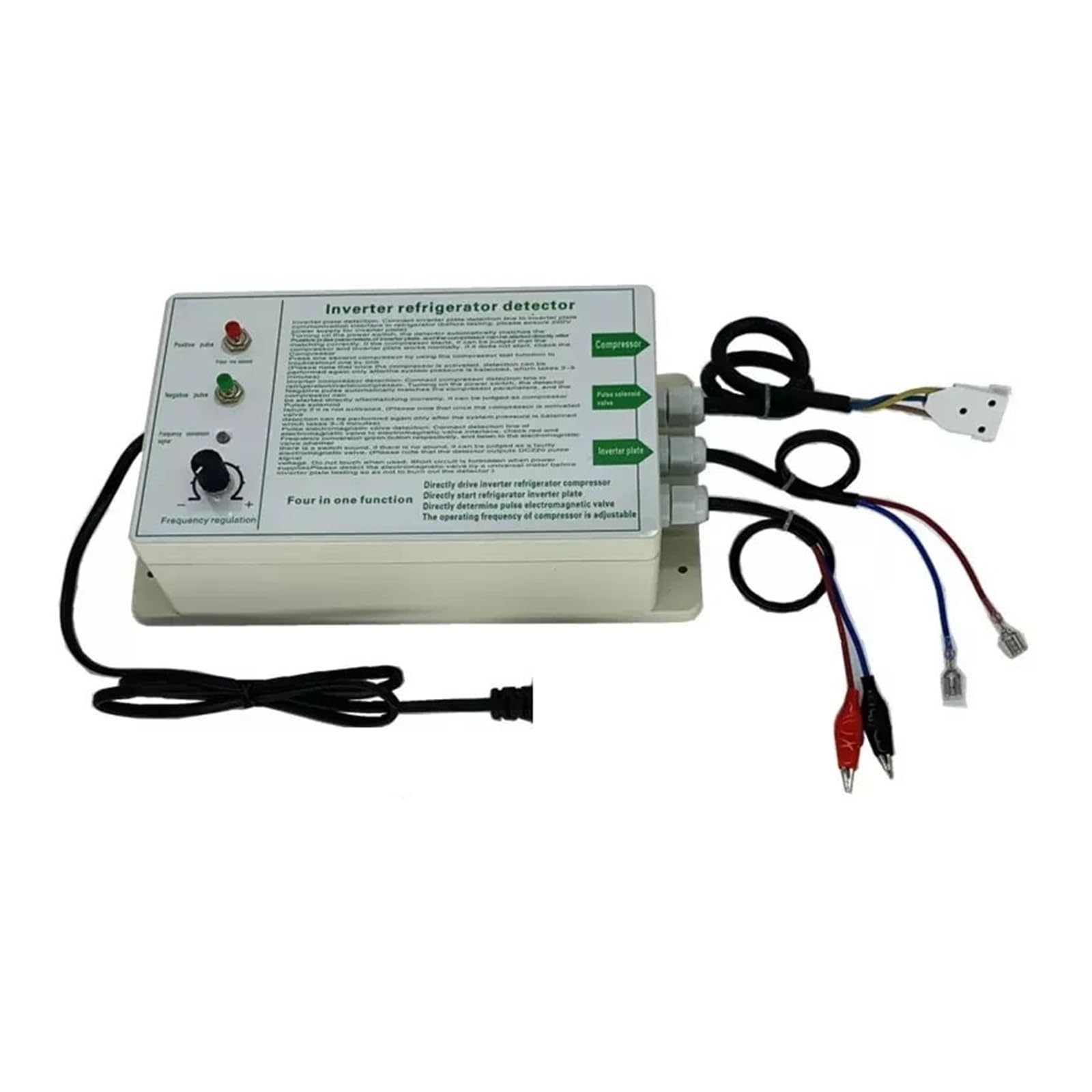 Yxzkjzj One Color 4 In 1/8 In 1 Inverter Refrigerator Detector Multifunctional Refrigerator Tester Pulse Solenoid Valve Test