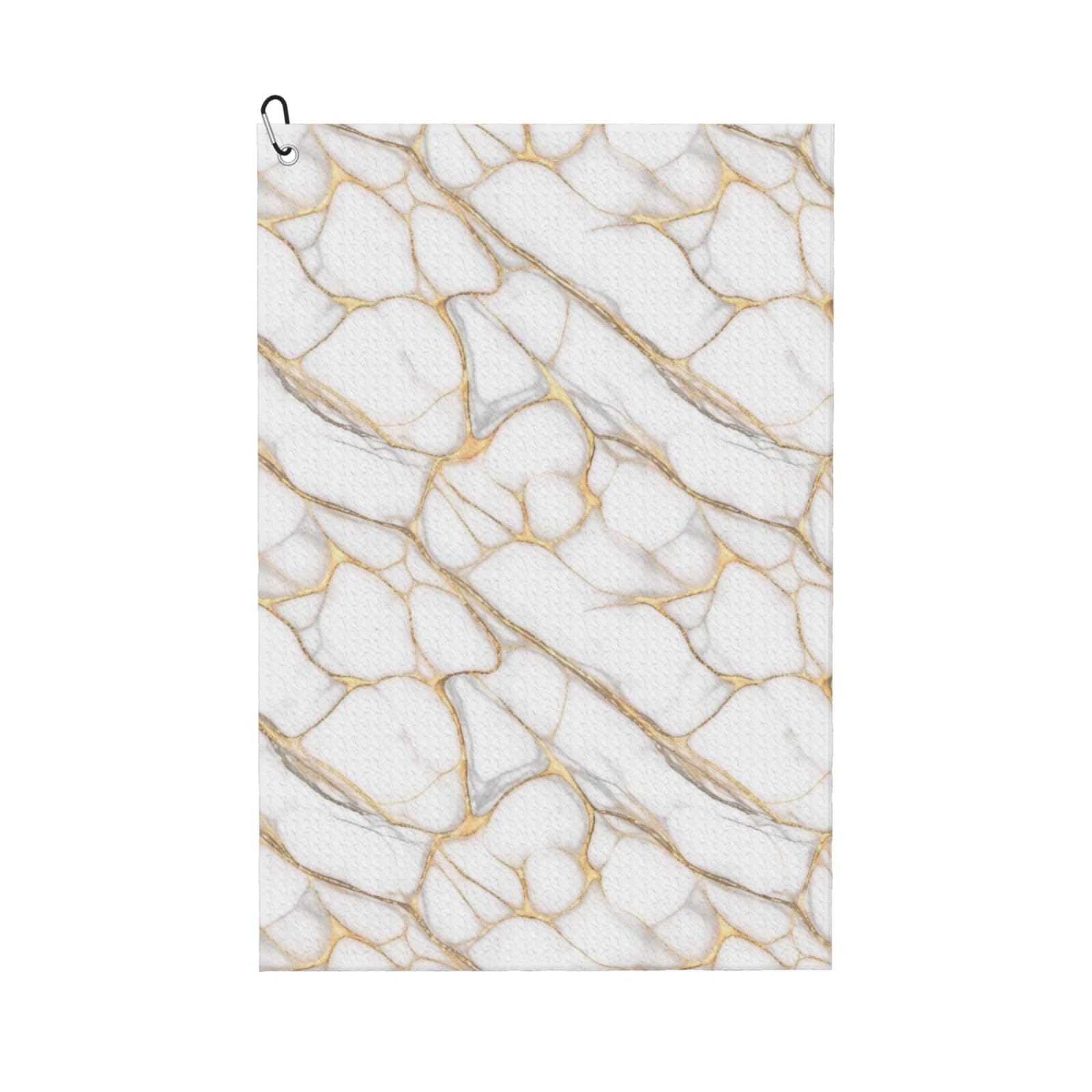BSDFGSDD Gold Marble White Golf Towel 24 x 16 inches