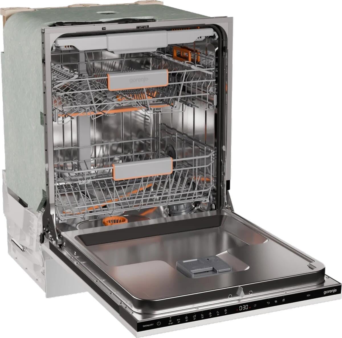 Gorenje GV663A66 zmywarka/urządzenie do zabudowy z przodu nie wchodzi w zakres dostawy/wyprodukowano w UE 60 szerokości/16 nakryć wymiarowych/8 programów/TotalDry/program nocny/status LED światło/EEK: