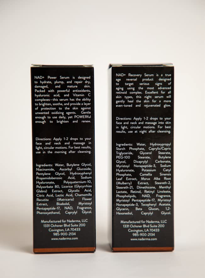 Miniatura 6 de Set de suero Naderma (NAD+ Power Serum y suero de recuperación NAD+)