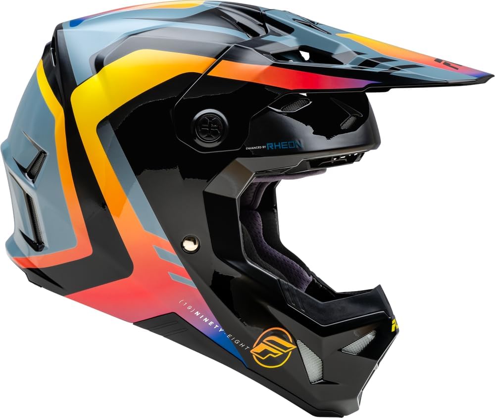 Fly Racing Formula CP Krypton Helmet (Grey/Black/Electric Fade, XX-Large)