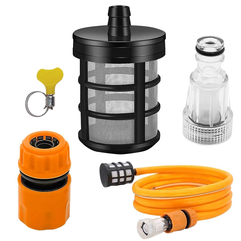 Viparth Pressure Washer 1/2'' Quick Connectors & Filters Set of 3Pcs High Pressure Quick Connectors Water Filter Connectors | Universal Connectivity | Pressure Washer Connector Filters-image-10