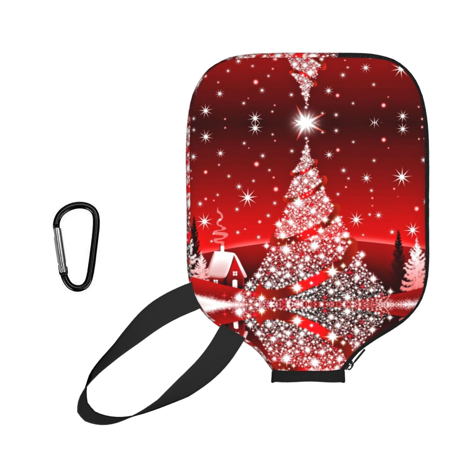 ESNAIUVCD Christmas Tree Red Print