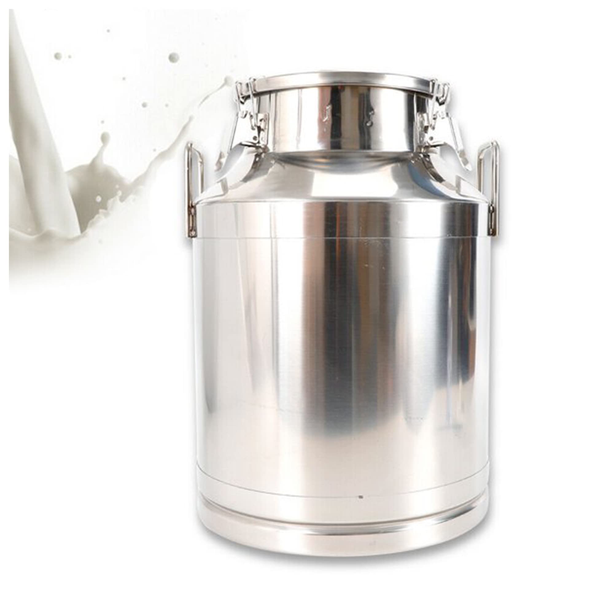 AYCDL Pail Milk Can Bucket,Food Grade Stainless Steel Transport Bucket Tote Jug with Sealed Lid for Liquid Storage Container/A / 42L,A-88L
