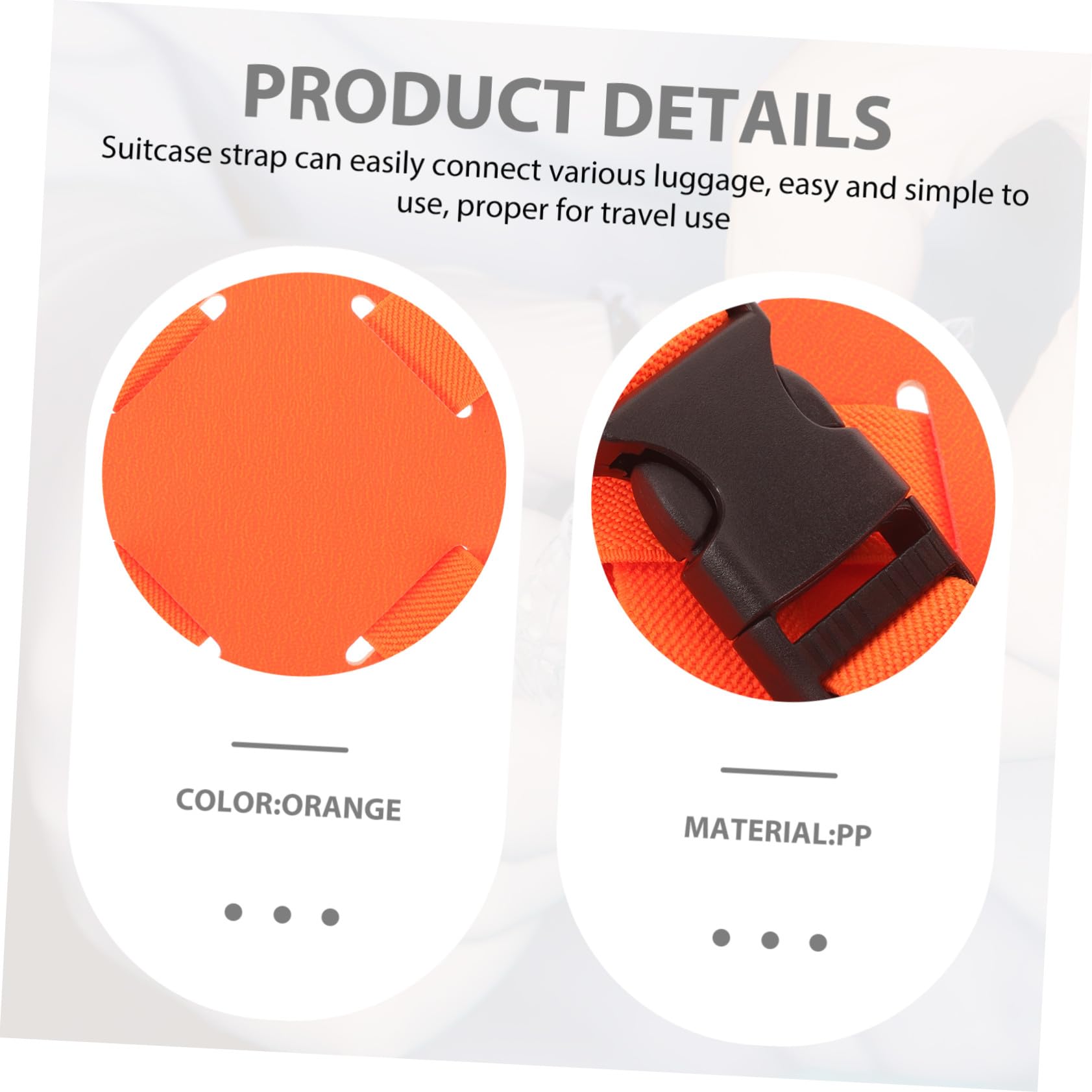 Healeved 4 Piezas Correa de Equipaje Maletas de Viaje Elástica Añadir Práctica y Resistente Aerolíneas
