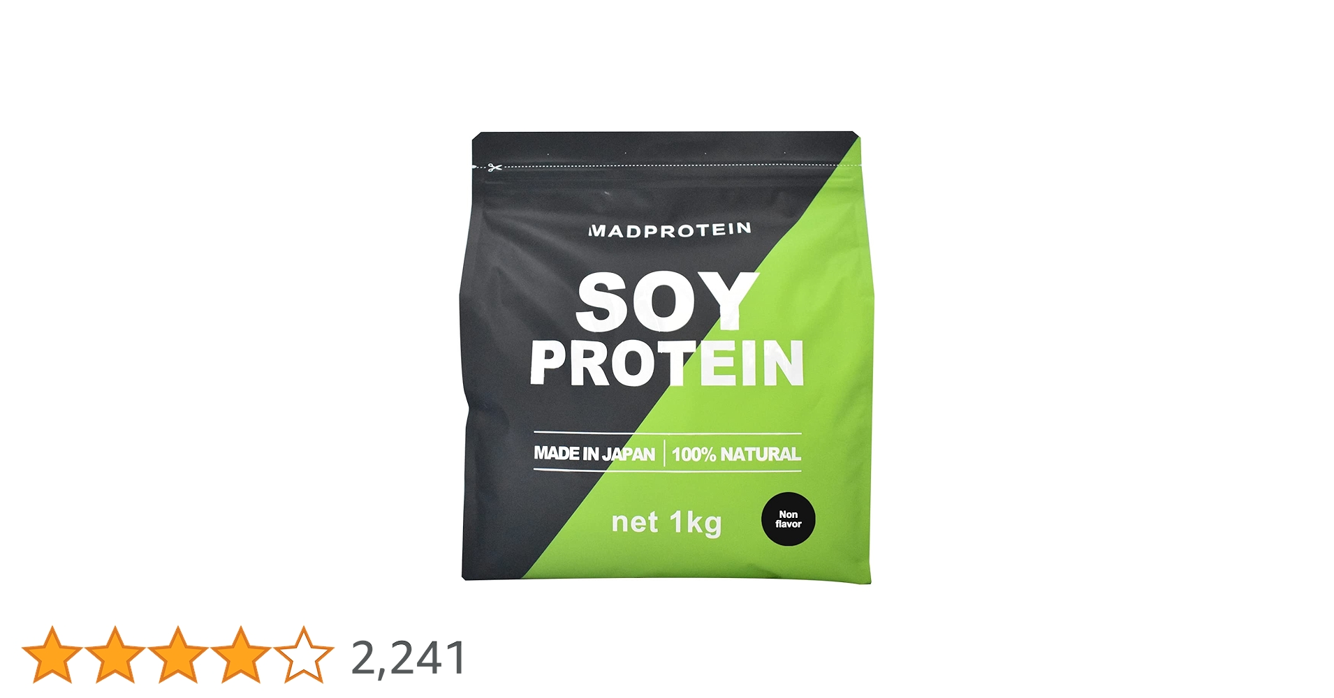 マッドプロテイン　ソイプロテイン　ノンフレーバー　1kg×4袋　大豆プロテイン 楽天市場】ソイプロテイン 1kg プレーン 大豆プロテイン 大豆