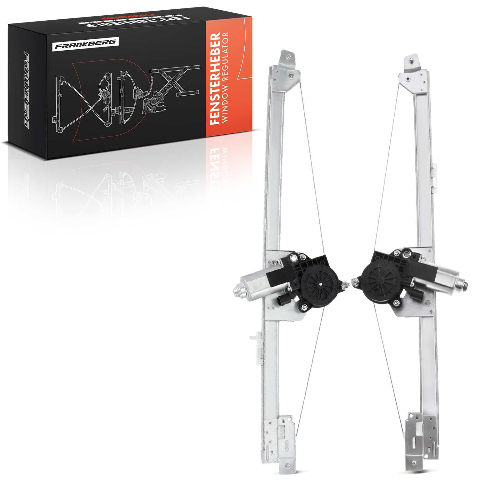 Frankberg 2x Lève-vitre Avant gauche Droite Compatible avec Vivaro Camionnette X83 Trafic II Bus JL Vivaro Break X82 Primastar Bus X83 Vivaro Break X83 Remplacer# 91165704
