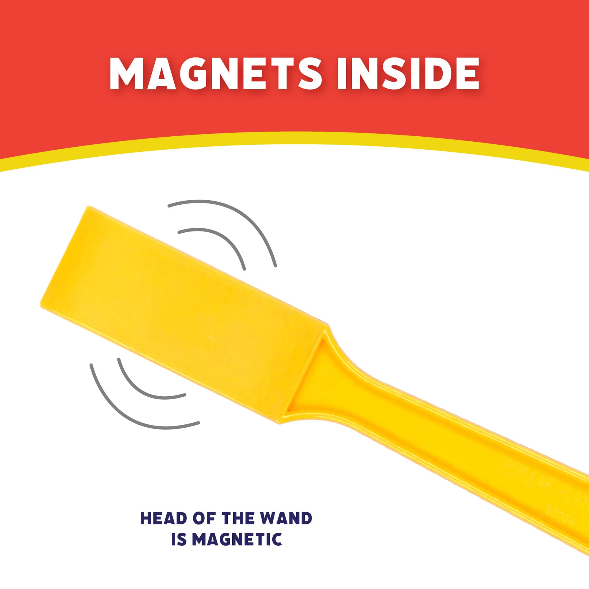 POPULAR PLAYTHINGS Magnetstäbe – Set mit 6 bunten Magnetstäben für wissenschaftliche Experimente, STEM-Lernen und sensorisches Spielen – pädagogische Magnete zum Zählen, Sortieren und Entdecken