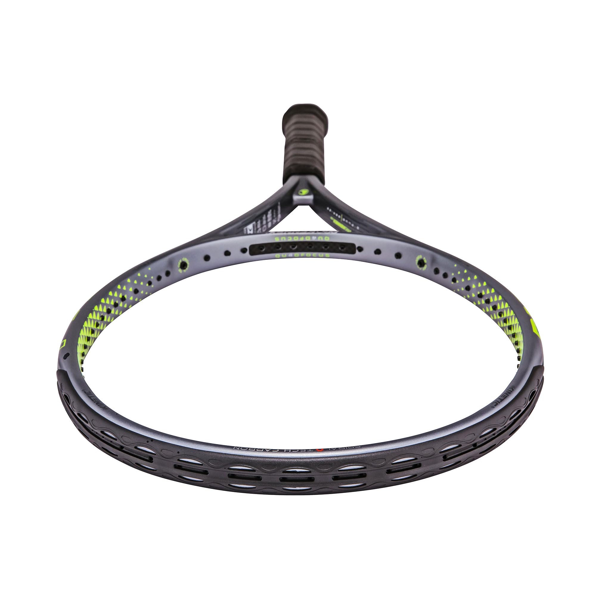 Pro Kennex Q+5 SKILL 270g racchetta da tennis in Grafite Spiral Tech Carbon e tecnologia anti vibrazione Quadfocus Kinetic System. Body da 27". Schema corde 16x20, maneggevole e sensibile.