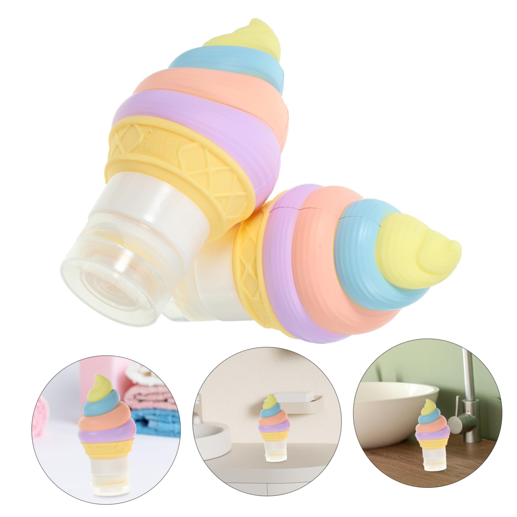 Didiseaon 5 Set Salse Per Insalata Spremere Bottiglie Condimento Pentola Gadget Mini Bottiglie Di Salsa Spremere Le Bottiglie Immediato Bottiglie Per Condimenti Gel Di Silice 2 Pezzi * 5