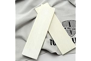 2PCS Bovine Bone Knife Scales Blanks DIY Knife Handle Material