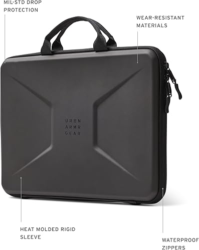 Miniatura 4 de UAG Funda para laptop, manga grande, se adapta a portátiles de hasta 15-16 pulgadas, bolsa protectora de transporte para computadora con asa de