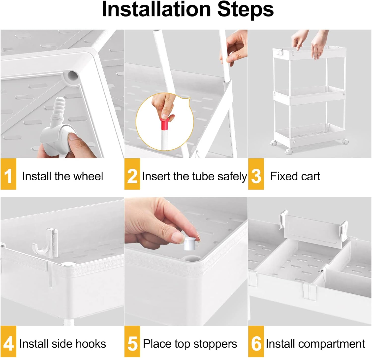 SPACELEAD Slim Storage cart and Wide Storage cart