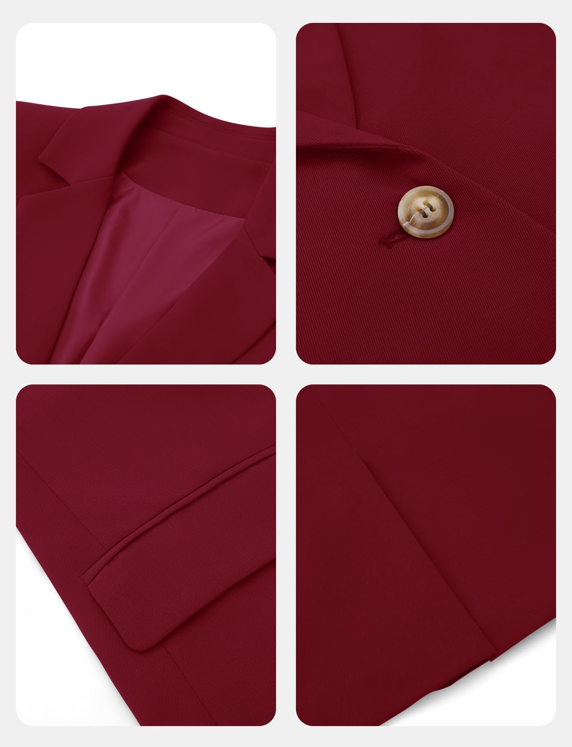 CRAZY GRID Women Business Casual Blazers with Lined Professional Work Suit Jacket with Pockets - Image 5