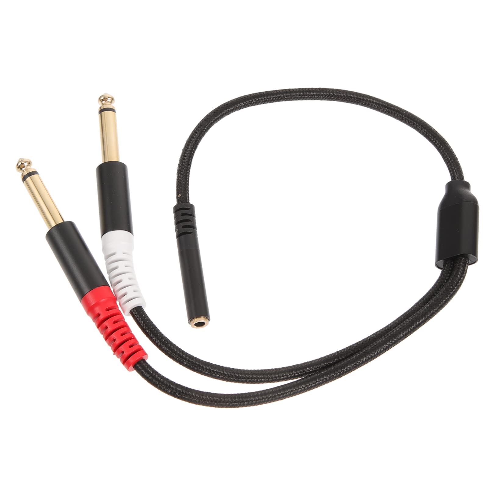 Hemobllo 5pezzi Cavo Audio Splitter Da Doppio Adattatore Audio Per Mixer e Chitarre Connessione Facile Senza Driver Cavo Flessibile Con Connettori Placcati