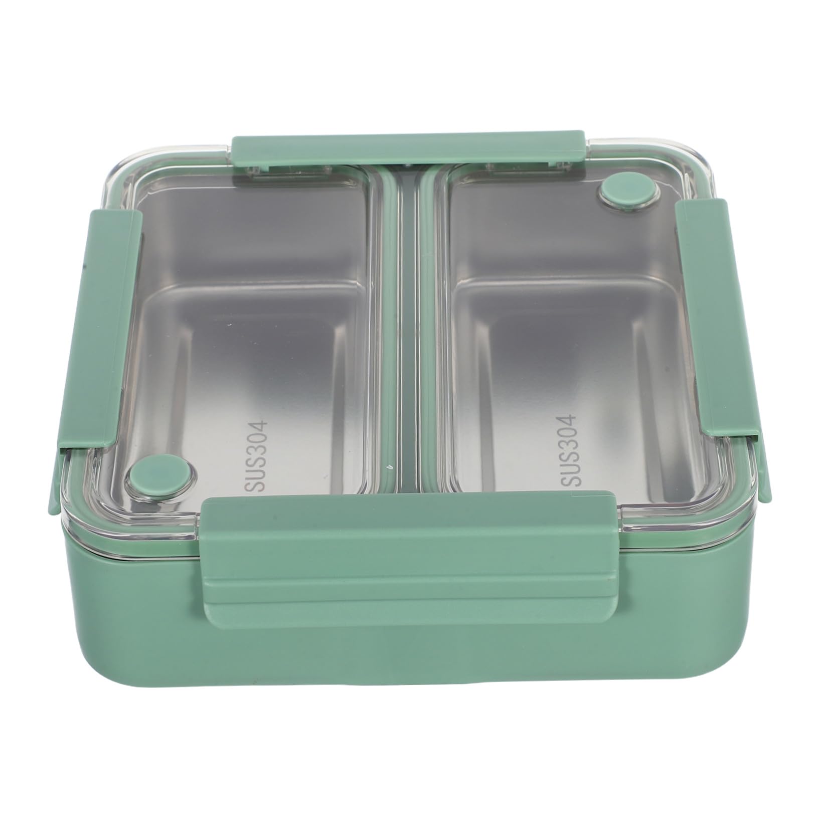 Edelstahl Bento Lunchbox Geteilte Metall Brotdose Auslaufsicher Für Arbeit Schule Outdoor Praktische Aufbewahrung Großer Fassungsvermögen