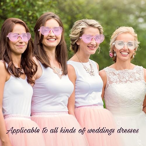 Miniatura 4 de Gafas de sol para despedida de soltera, gafas de sol en forma de corazón, para equipo, novia, boda, despedida de soltera, tribu, damas de honor,