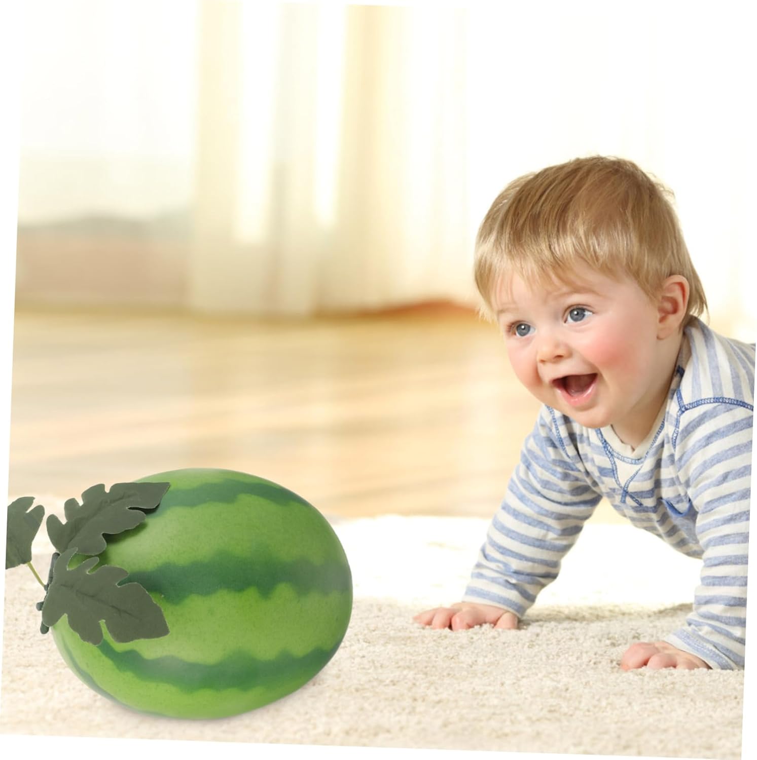 2pcs Simulated Watermelon Model Lifelike Fruit Decoration for Home Decor Photography Props Table Centerpieces Realistic Design for Unique Photo Opportunities and Fruit Plate