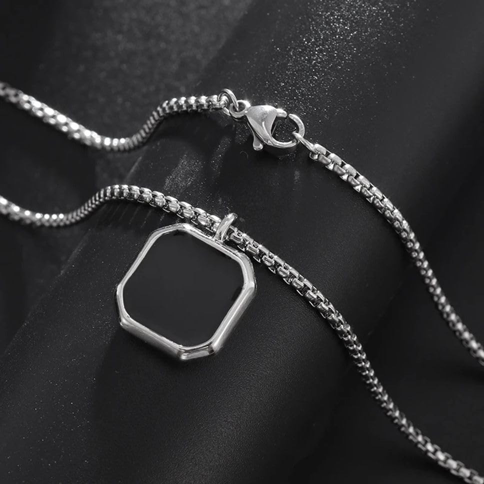 Image of Regulus locket for men pendant combo locket combo for men Rhodium Alloy Pendant