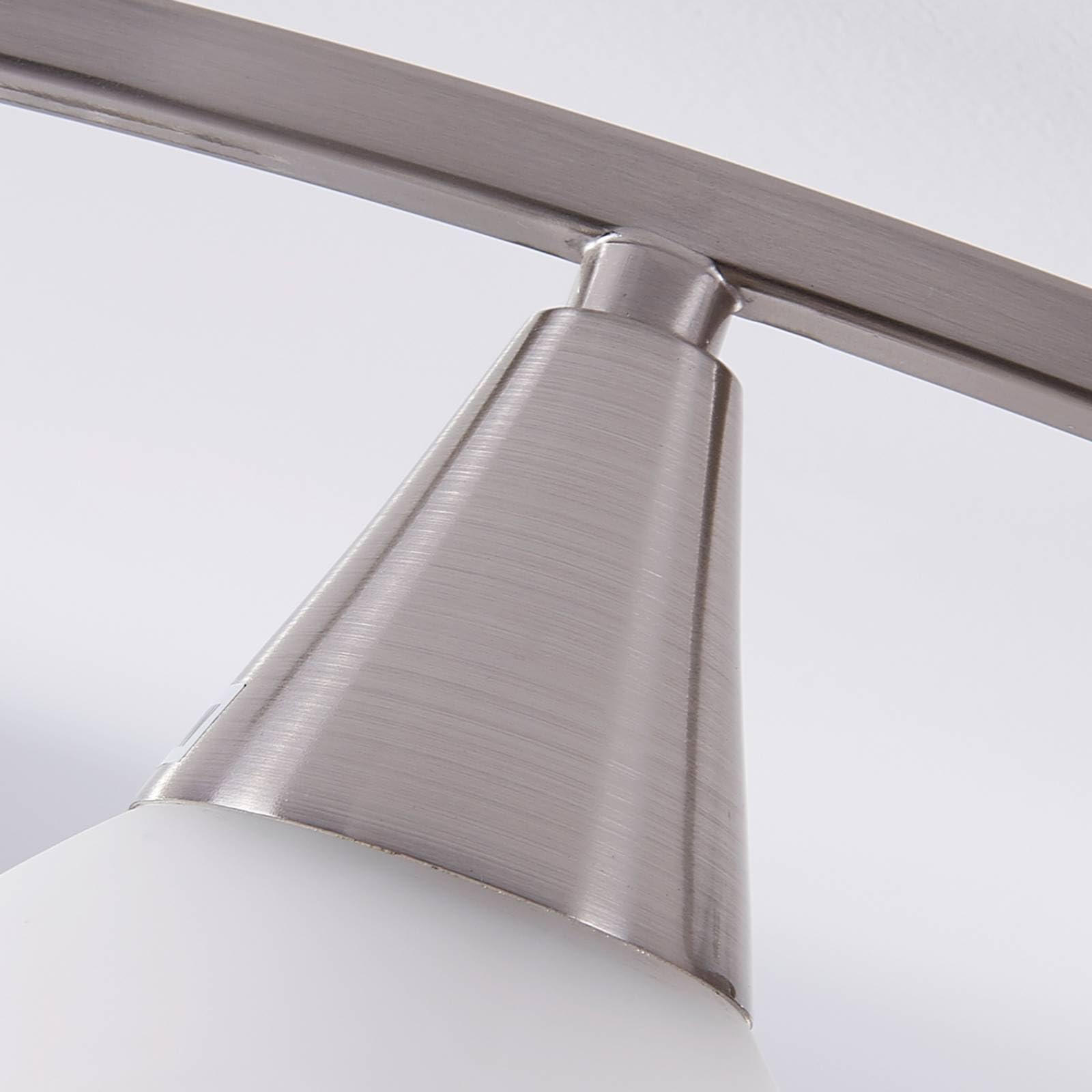 Lindby Lámpara de techo Della (Moderno) en Gris hecho Vidrio e.o. para Salón & Comedor (3 llamas, E14) lámpara