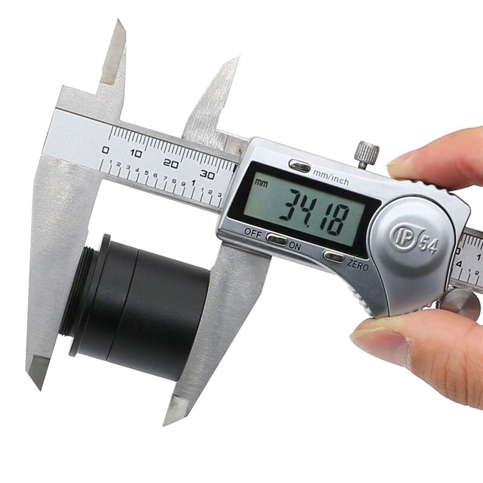 Ze stali nierdzewnej elektroniczny LCD cyfrowy suwmiarka z noniuszem mikrometr IP54 wodoodporne narzędzia do pomiaru głębokości i średnicy(0-300mm)
