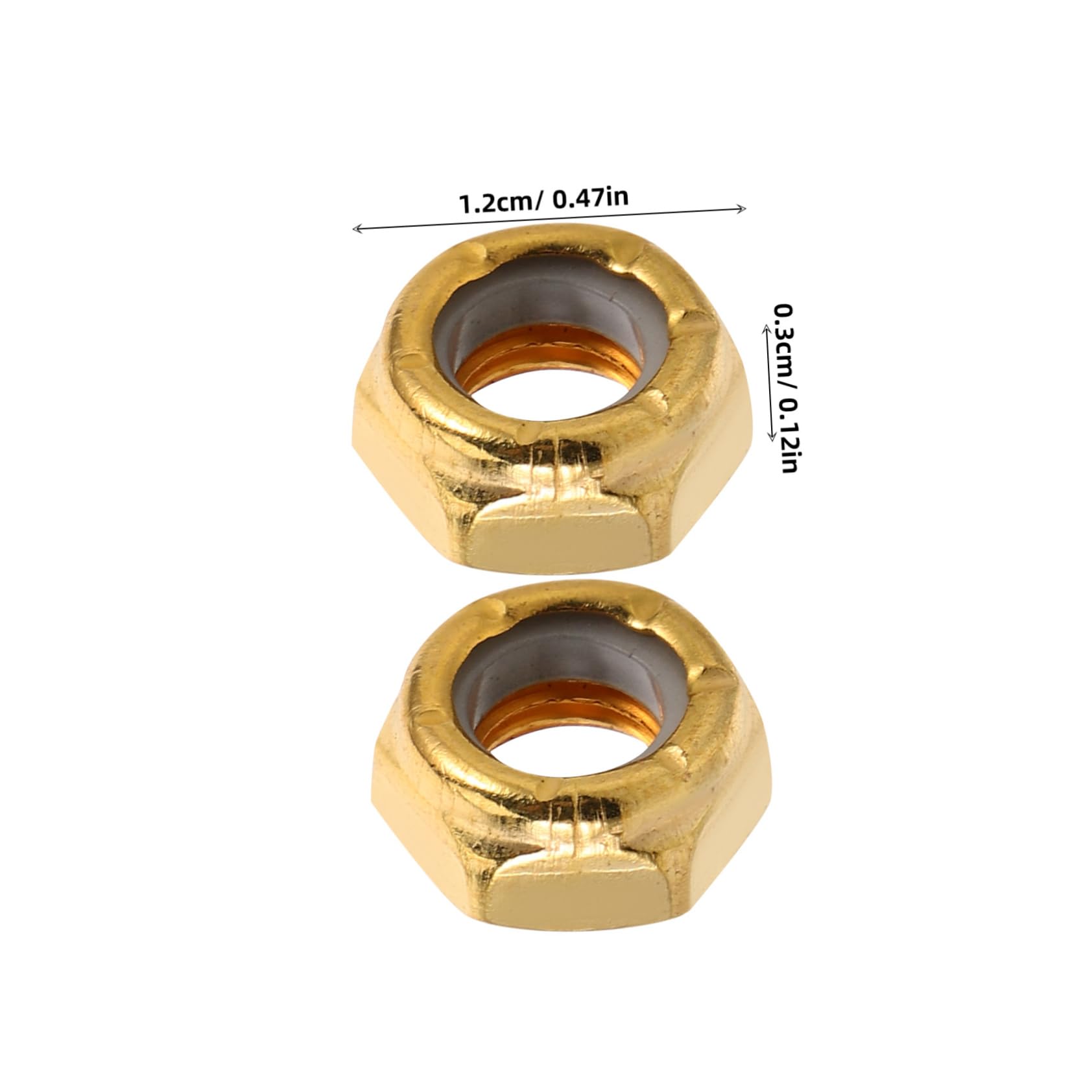 Abaodam 32PCS Skateboard Truck Axle Washers and Lock Nuts Set Heavy Duty Hardware Kit for Enhanced Stability and Quick Installation Compatible with Various Skateboard Trucks