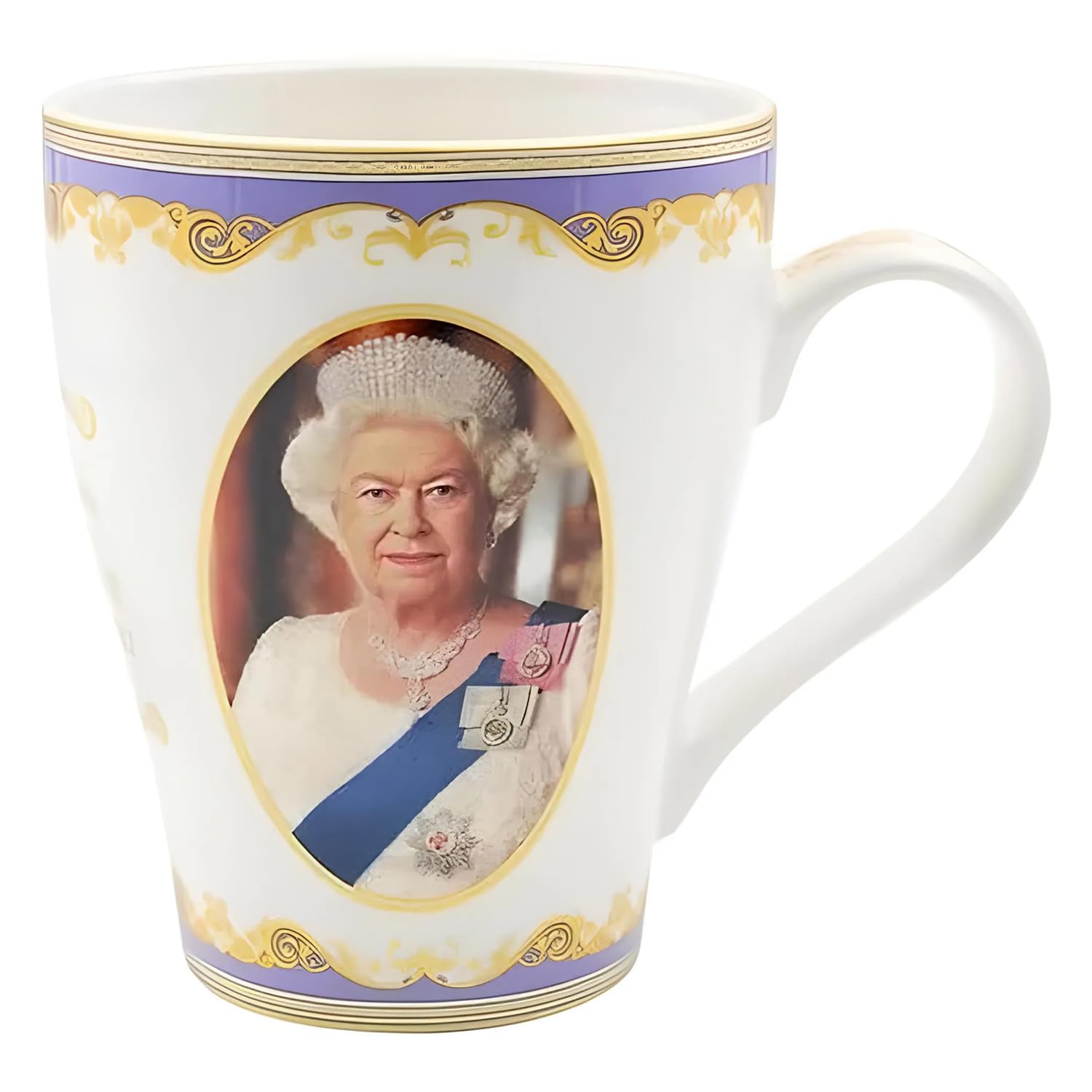 Lesser & Pavey HM Queen Elizabeth II Mug | Ceramic Coffee Mugs for Home or Work | Premium Design Mugs for All Occasions | Lovely Mugs for Tea, Coffee & Hot Drinks - Royal Heritage