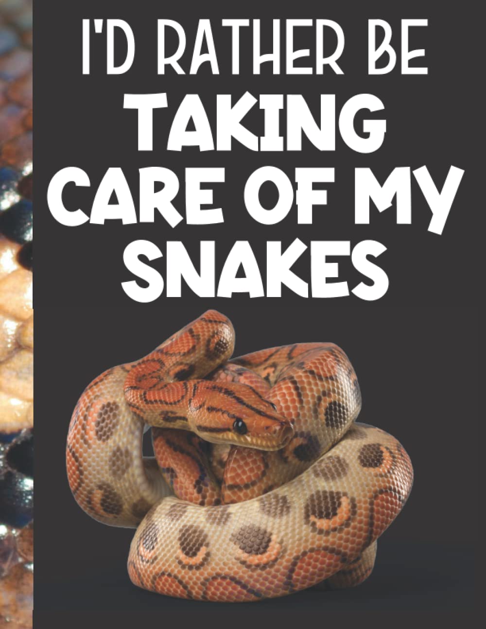 Buy Snake Care Record Log book A Snake Care Diary To Keep Record Of