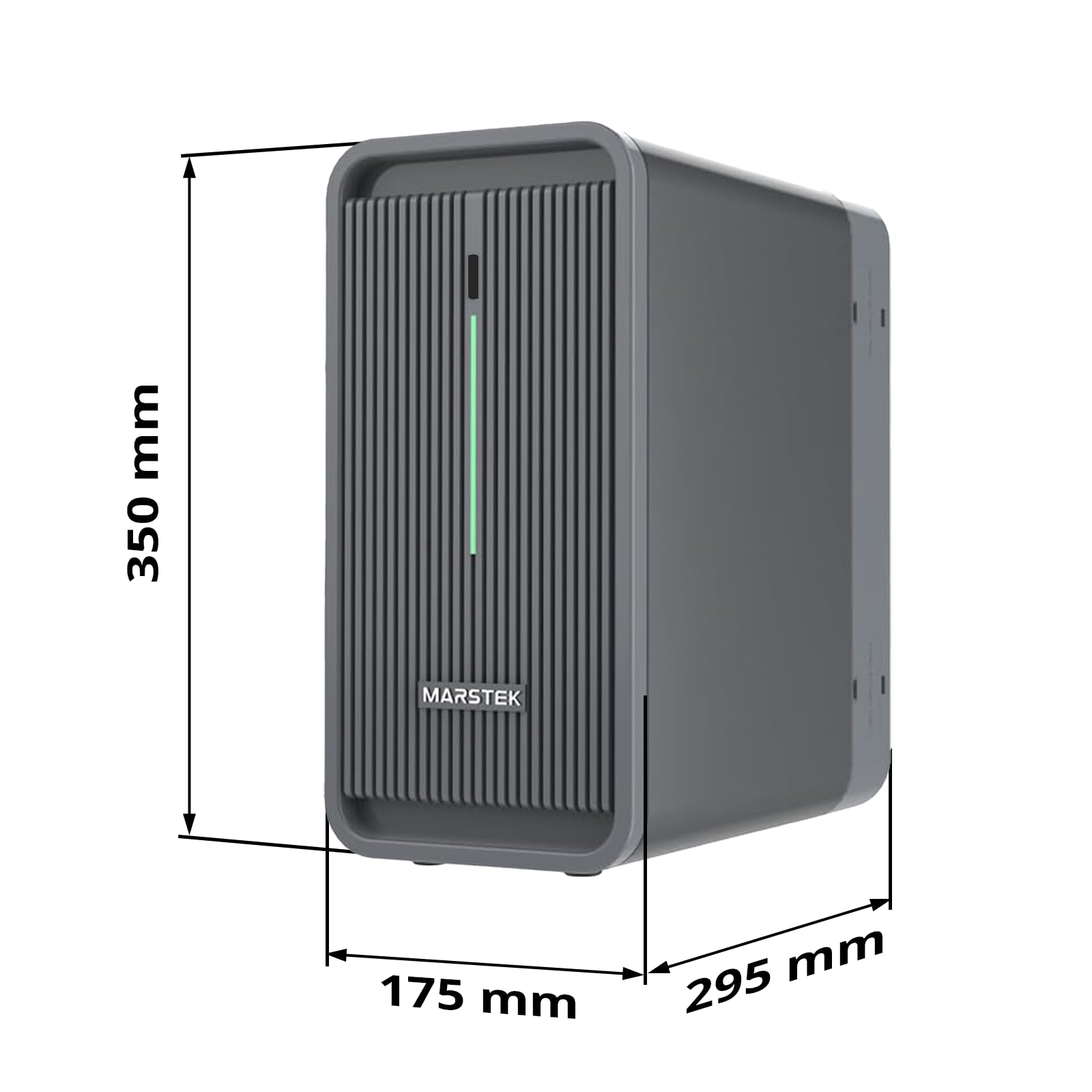Marstek B2500 Speicher/Batterie für Balkonkraftwerk 2.24KWh MPP Tracker mit Smartmeter CT001, 6000+ Ladezyklen, App-Steuerung, für Innen- und Außenbereich (IP65), durch P2500 erweiterbar bis 6.7KWh
