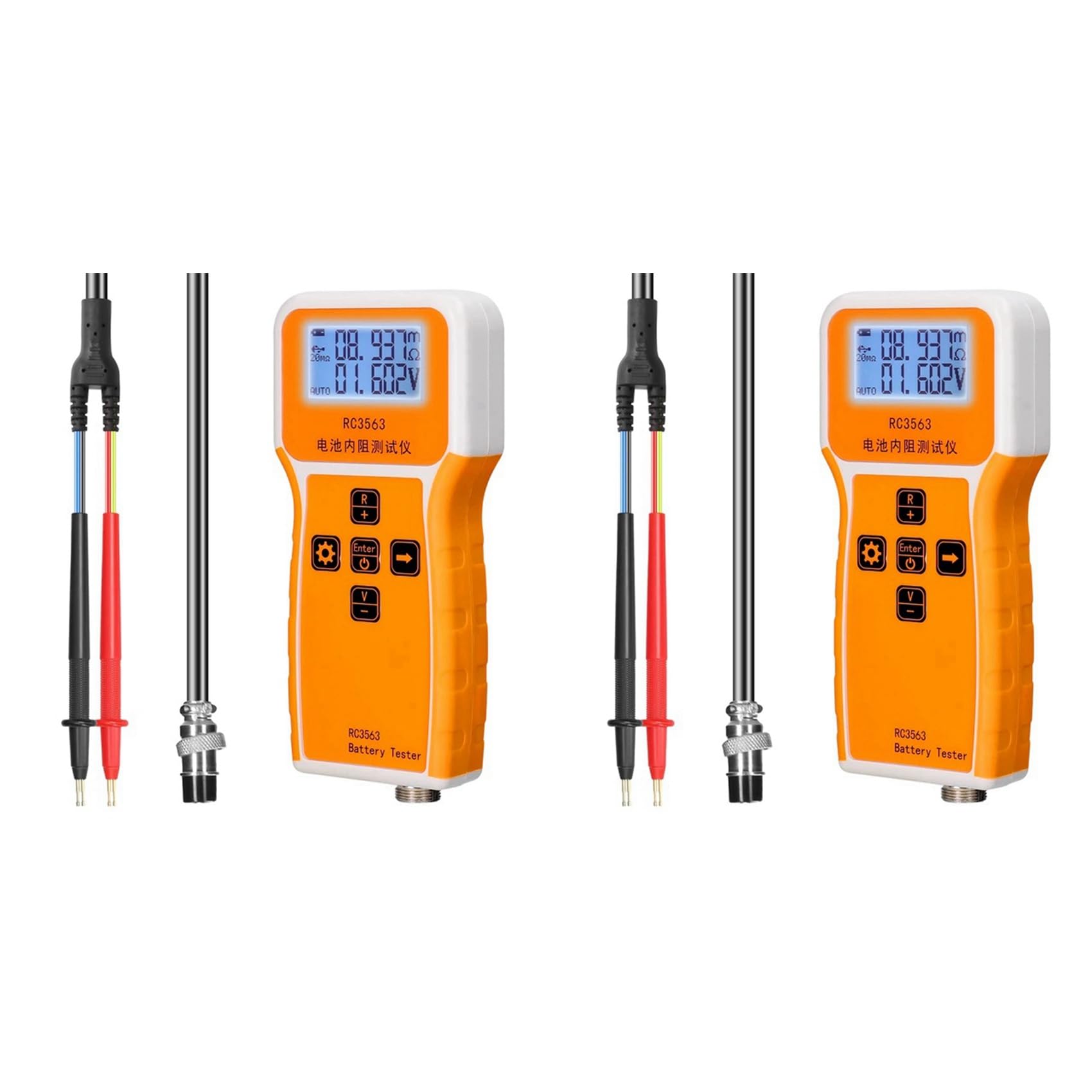 Jnchdghwa As Shown 2X Rc3563 Battery Voltage Internal Resistance Tester Trithium Lithium Iron Phosphate 18650 Battery Tester,Tester Probe