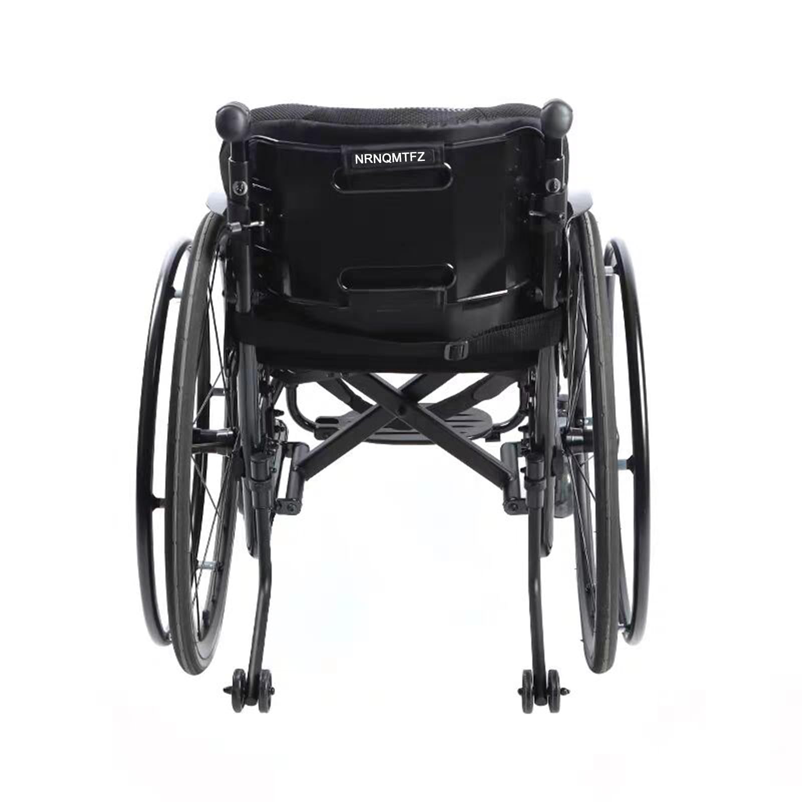 Sedia a Rotelle Sport all'Aria Aperta, Sedia a rotelle Pieghevole Super-Leggera da transito in Alluminio,semovente Manuale con poggiagambe oscillante,carico 100 kg(Seat Width 40cm/15.7in)